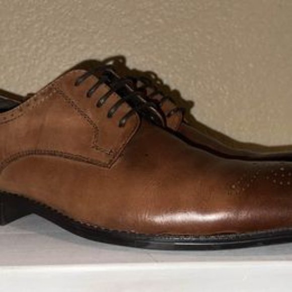 NICE!! Men’s leather Robert Wayne Shoes size 10 - Picture 5 of 6